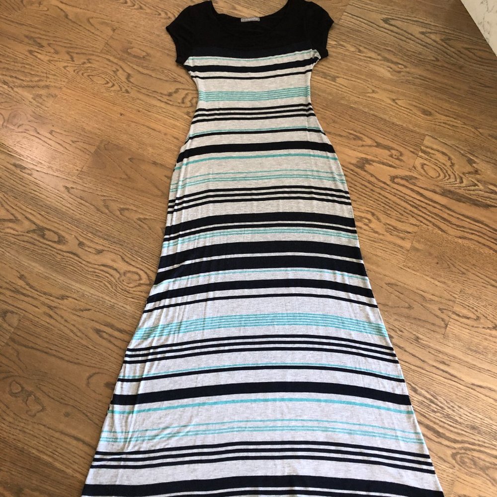 Maxi Loveappella Striped Knit Dress